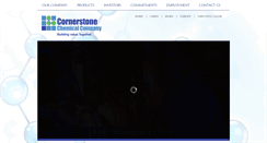 Desktop Screenshot of cornerstonechemco.com